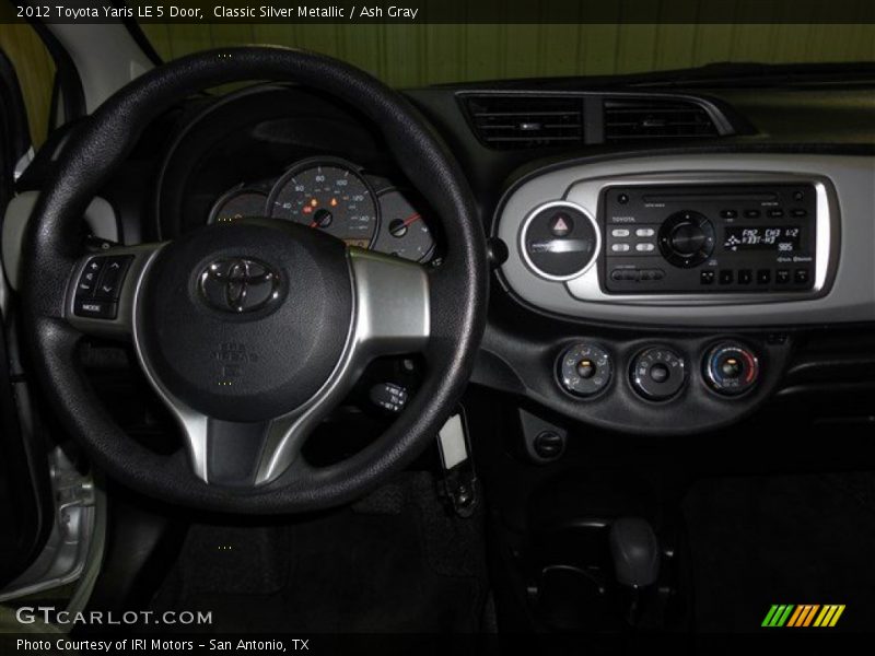 Classic Silver Metallic / Ash Gray 2012 Toyota Yaris LE 5 Door