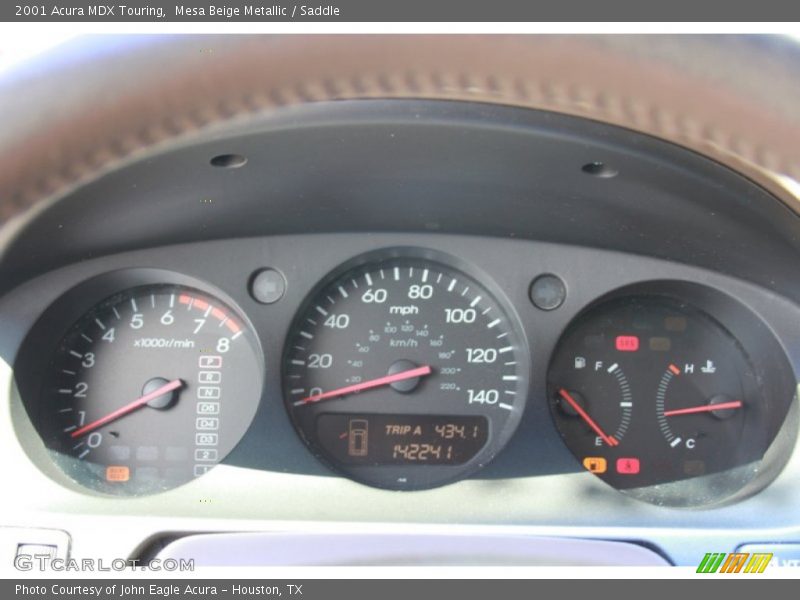 Mesa Beige Metallic / Saddle 2001 Acura MDX Touring