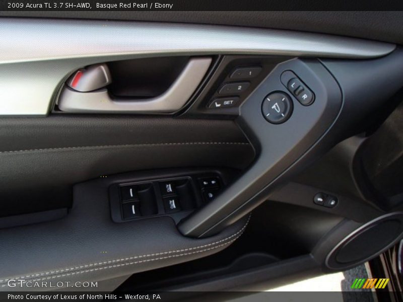 Basque Red Pearl / Ebony 2009 Acura TL 3.7 SH-AWD