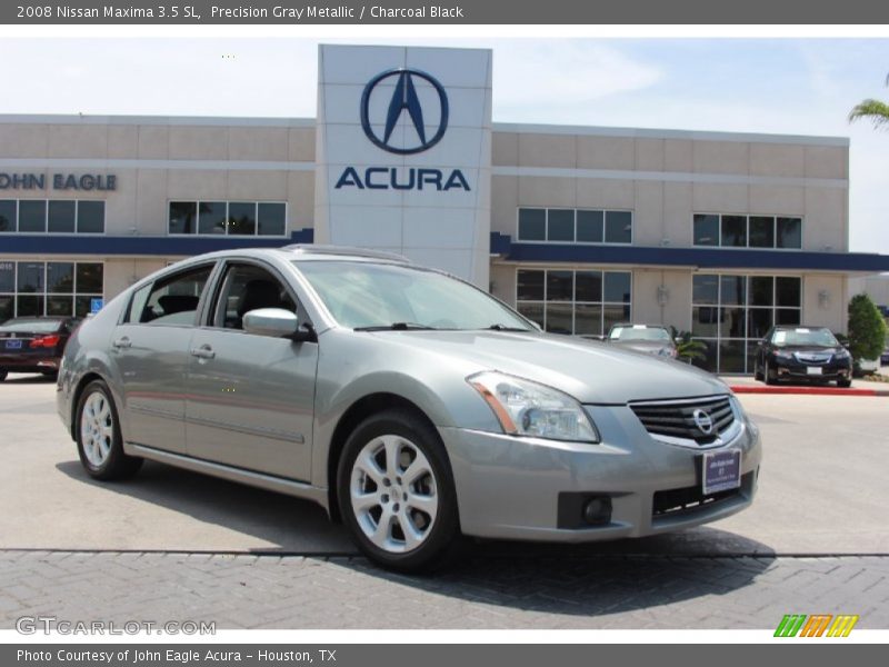 Precision Gray Metallic / Charcoal Black 2008 Nissan Maxima 3.5 SL