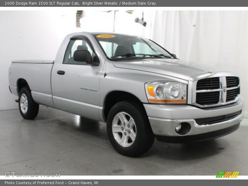 Bright Silver Metallic / Medium Slate Gray 2006 Dodge Ram 1500 SLT Regular Cab
