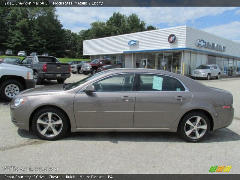 Mocha Steel Metallic / Ebony 2011 Chevrolet Malibu LT
