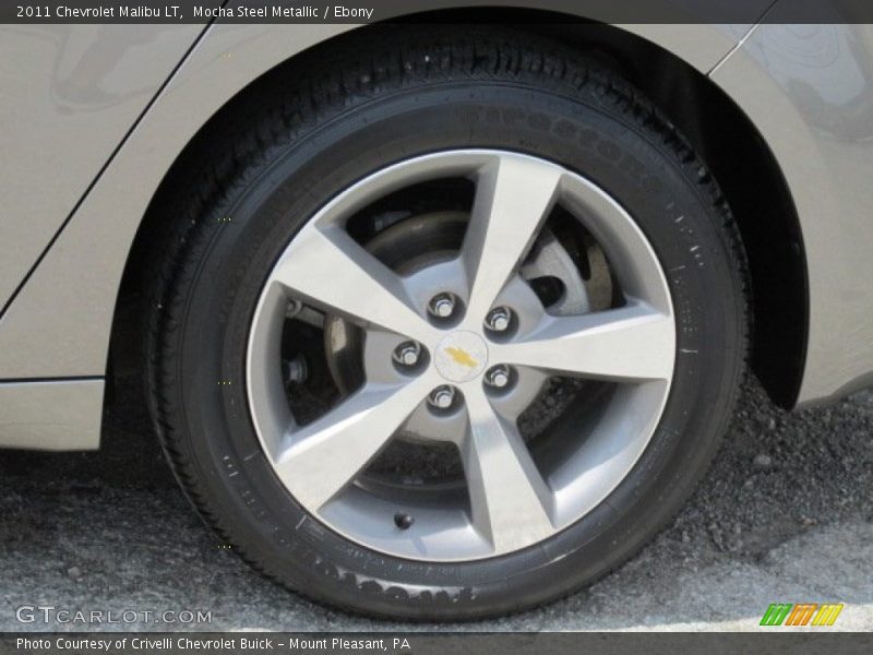Mocha Steel Metallic / Ebony 2011 Chevrolet Malibu LT