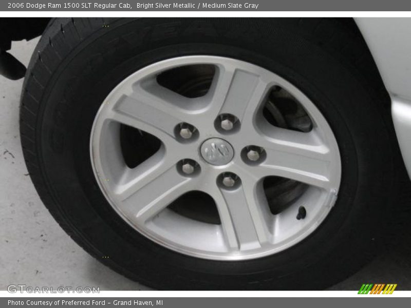 Bright Silver Metallic / Medium Slate Gray 2006 Dodge Ram 1500 SLT Regular Cab
