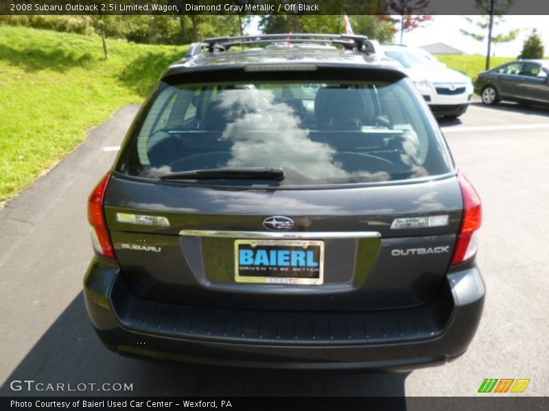 Diamond Gray Metallic / Off Black 2008 Subaru Outback 2.5i Limited Wagon