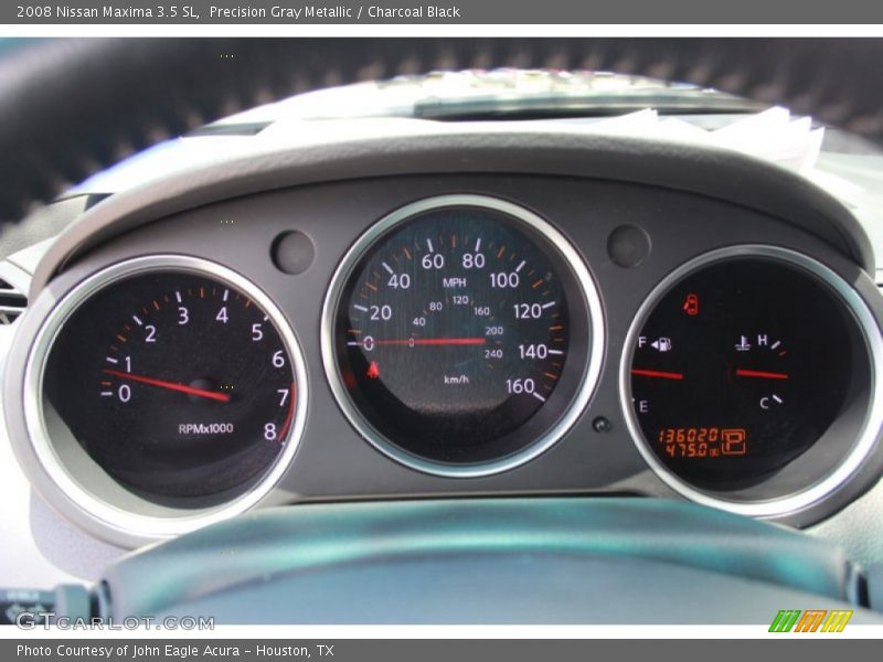 Precision Gray Metallic / Charcoal Black 2008 Nissan Maxima 3.5 SL