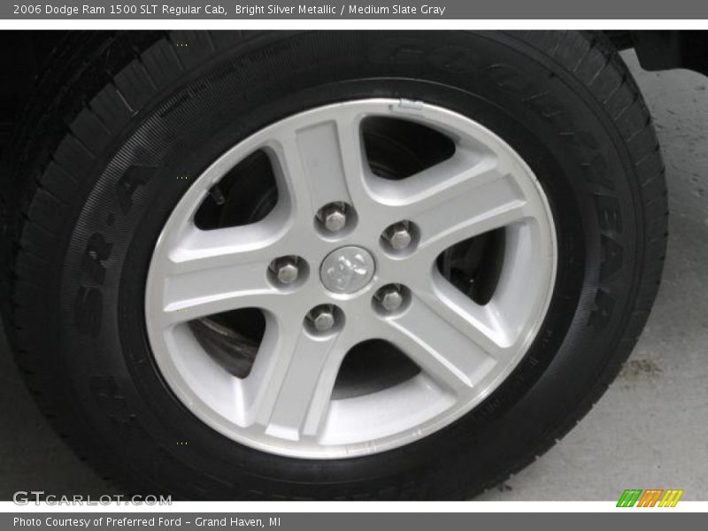 Bright Silver Metallic / Medium Slate Gray 2006 Dodge Ram 1500 SLT Regular Cab