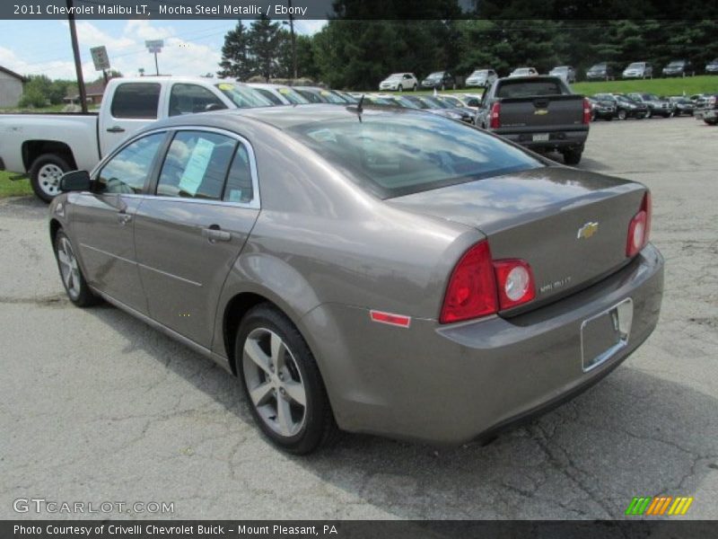 Mocha Steel Metallic / Ebony 2011 Chevrolet Malibu LT