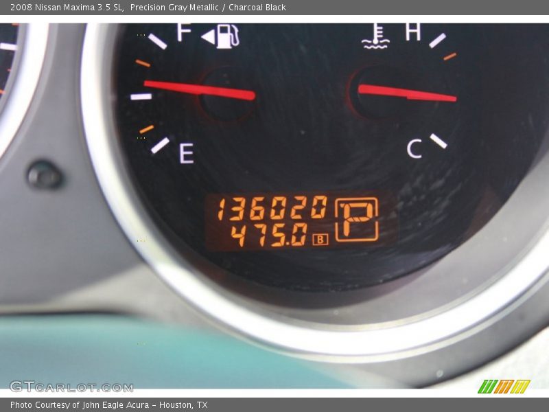 Precision Gray Metallic / Charcoal Black 2008 Nissan Maxima 3.5 SL