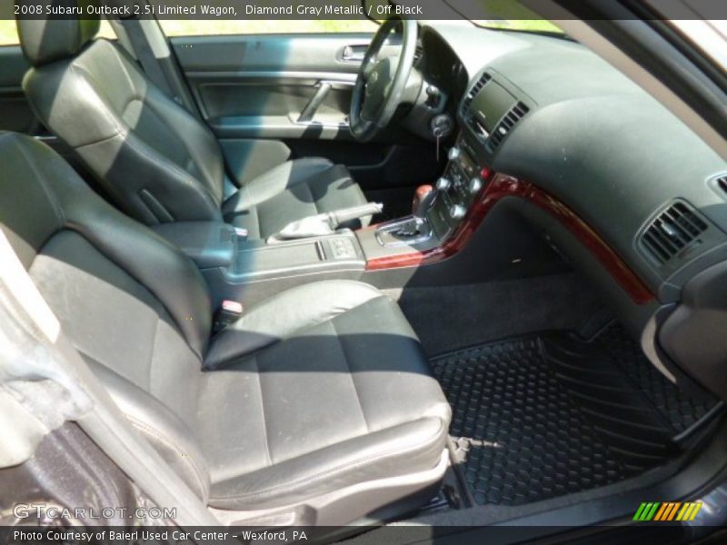 Diamond Gray Metallic / Off Black 2008 Subaru Outback 2.5i Limited Wagon