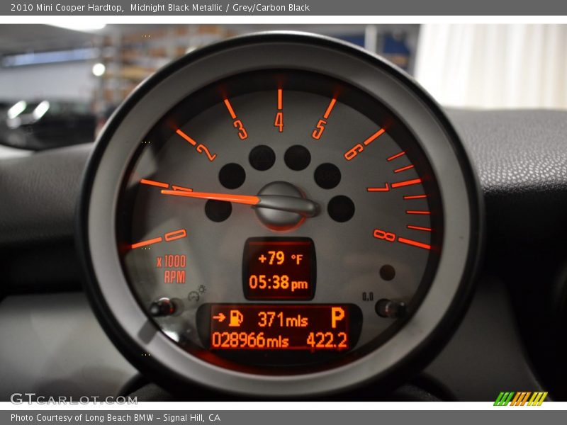 Midnight Black Metallic / Grey/Carbon Black 2010 Mini Cooper Hardtop