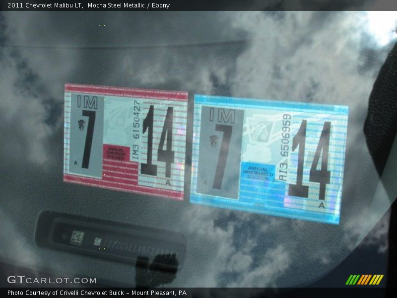 Mocha Steel Metallic / Ebony 2011 Chevrolet Malibu LT