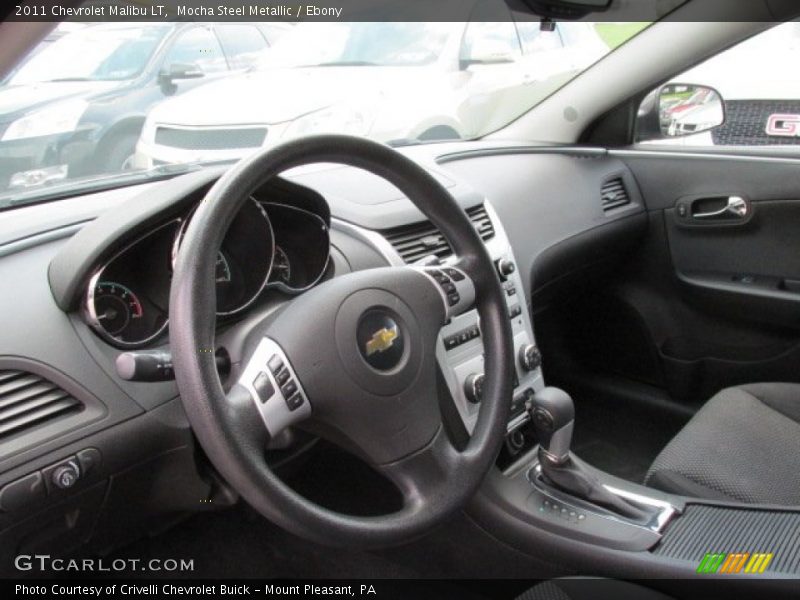 Mocha Steel Metallic / Ebony 2011 Chevrolet Malibu LT