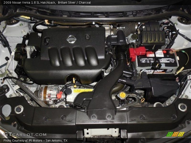 Brillant Silver / Charcoal 2009 Nissan Versa 1.8 SL Hatchback