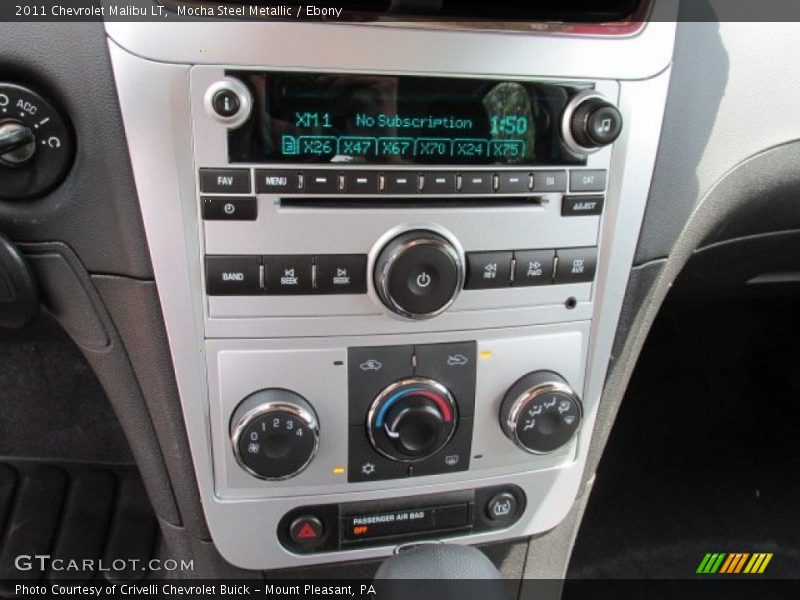 Mocha Steel Metallic / Ebony 2011 Chevrolet Malibu LT