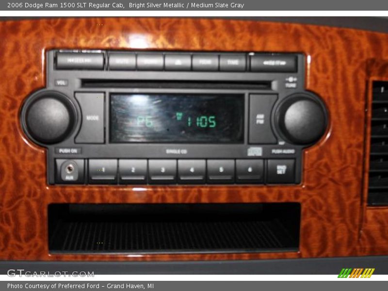 Bright Silver Metallic / Medium Slate Gray 2006 Dodge Ram 1500 SLT Regular Cab
