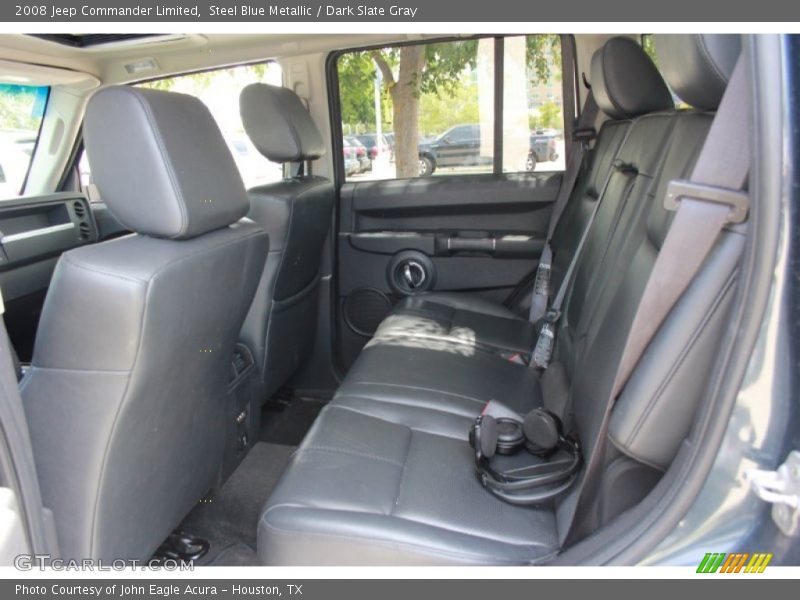 Steel Blue Metallic / Dark Slate Gray 2008 Jeep Commander Limited