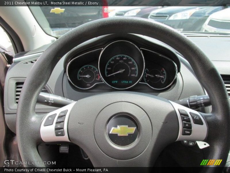 Mocha Steel Metallic / Ebony 2011 Chevrolet Malibu LT