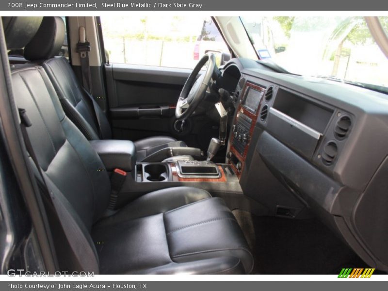 Steel Blue Metallic / Dark Slate Gray 2008 Jeep Commander Limited