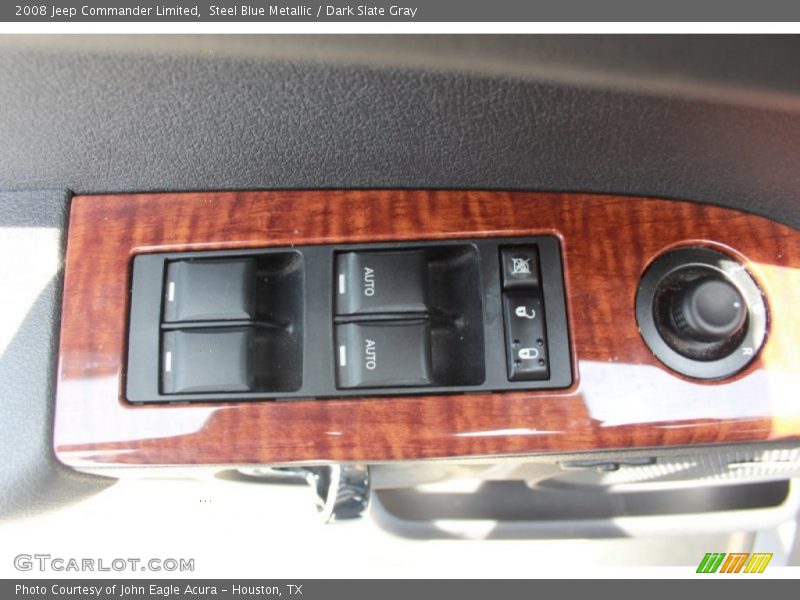 Steel Blue Metallic / Dark Slate Gray 2008 Jeep Commander Limited