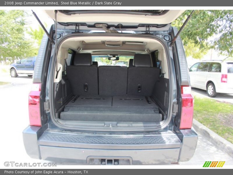Steel Blue Metallic / Dark Slate Gray 2008 Jeep Commander Limited