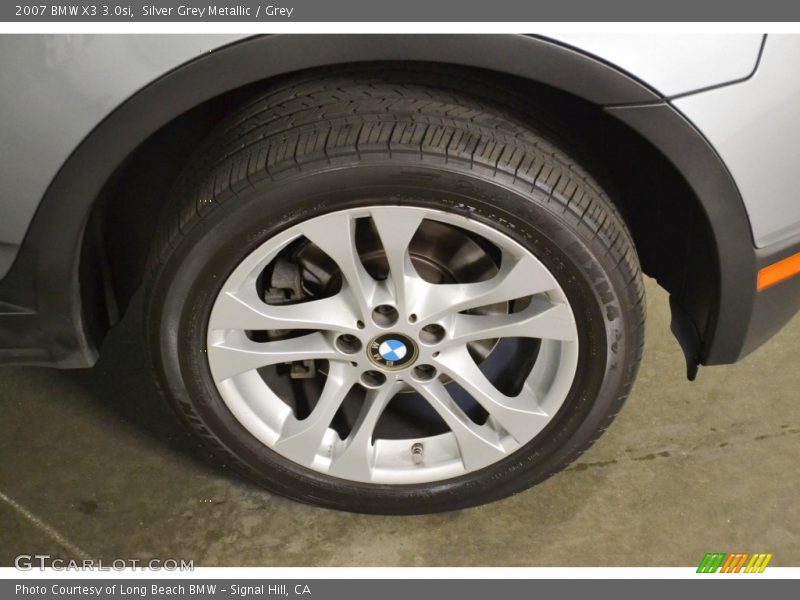 Silver Grey Metallic / Grey 2007 BMW X3 3.0si