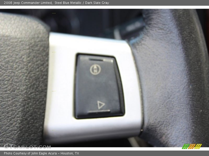 Steel Blue Metallic / Dark Slate Gray 2008 Jeep Commander Limited
