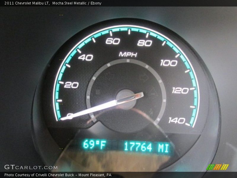 Mocha Steel Metallic / Ebony 2011 Chevrolet Malibu LT