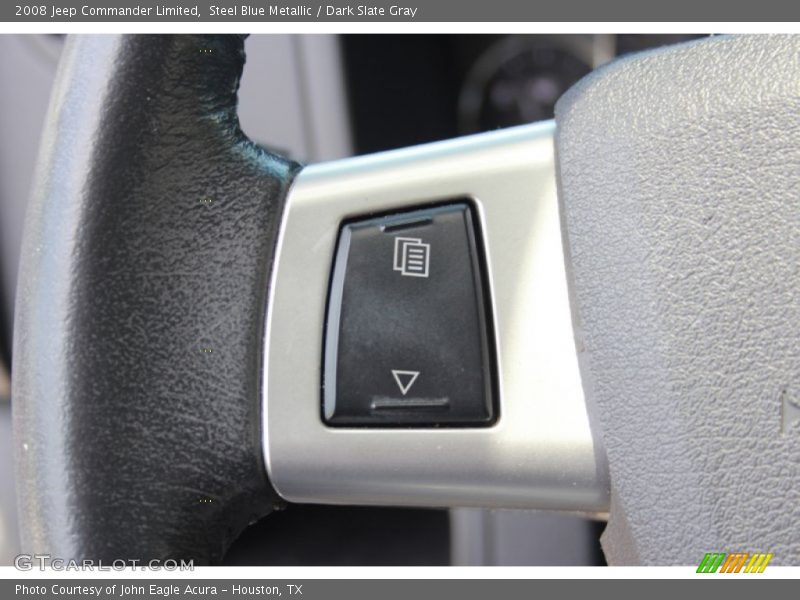 Steel Blue Metallic / Dark Slate Gray 2008 Jeep Commander Limited