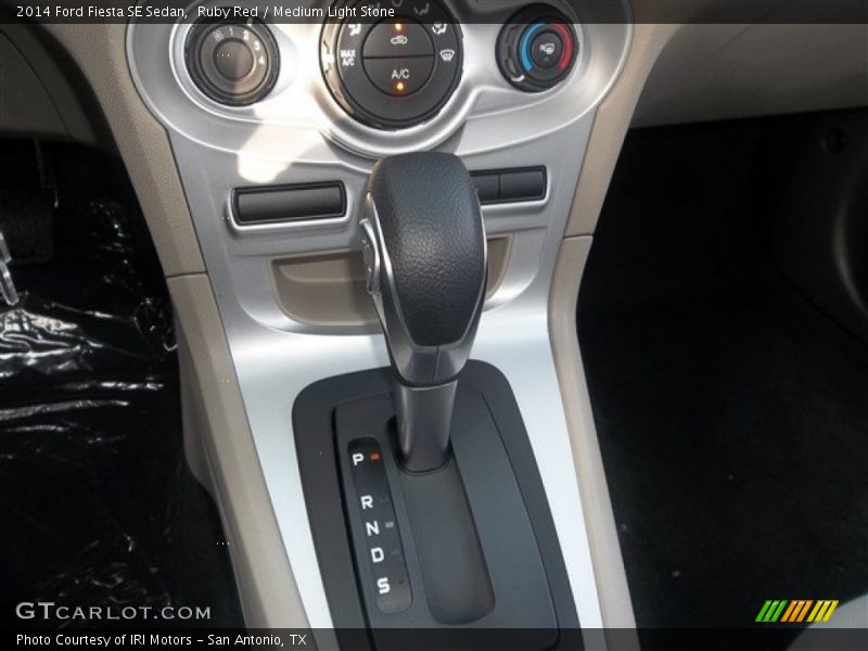 Ruby Red / Medium Light Stone 2014 Ford Fiesta SE Sedan