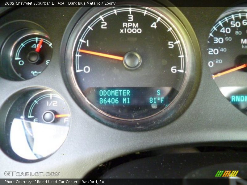 Dark Blue Metallic / Ebony 2009 Chevrolet Suburban LT 4x4