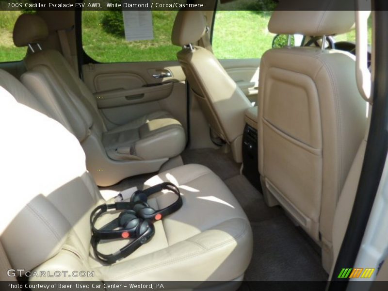 White Diamond / Cocoa/Cashmere 2009 Cadillac Escalade ESV AWD