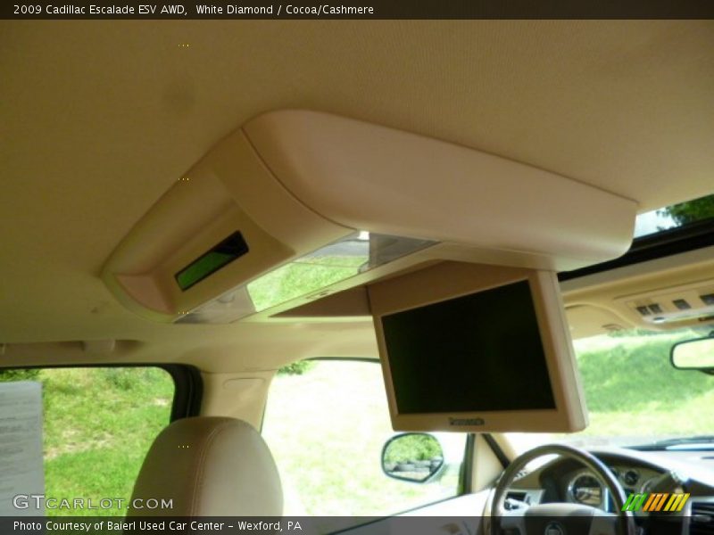 White Diamond / Cocoa/Cashmere 2009 Cadillac Escalade ESV AWD