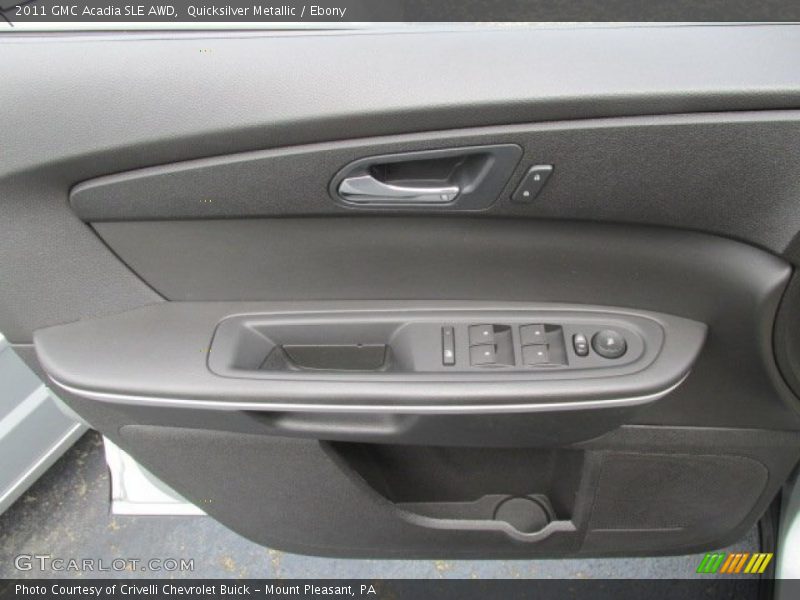Quicksilver Metallic / Ebony 2011 GMC Acadia SLE AWD