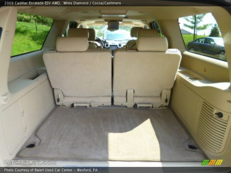 White Diamond / Cocoa/Cashmere 2009 Cadillac Escalade ESV AWD