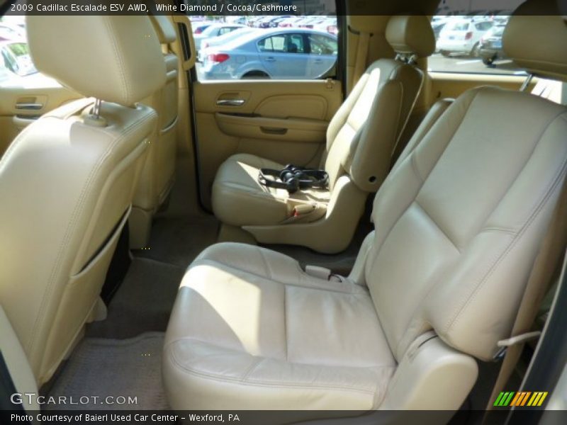 White Diamond / Cocoa/Cashmere 2009 Cadillac Escalade ESV AWD