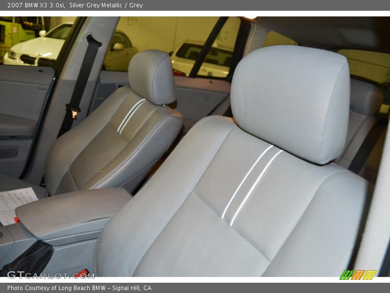 Silver Grey Metallic / Grey 2007 BMW X3 3.0si
