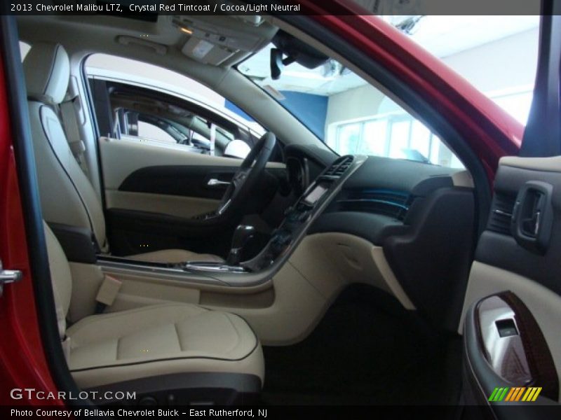 Crystal Red Tintcoat / Cocoa/Light Neutral 2013 Chevrolet Malibu LTZ