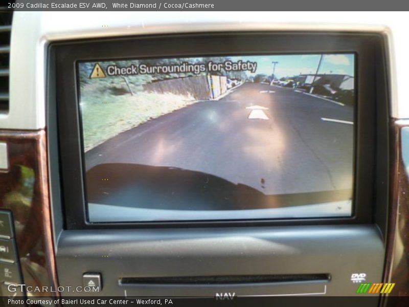 White Diamond / Cocoa/Cashmere 2009 Cadillac Escalade ESV AWD