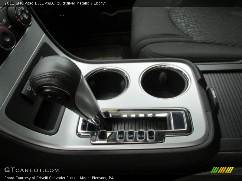 Quicksilver Metallic / Ebony 2011 GMC Acadia SLE AWD