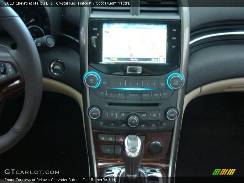 Crystal Red Tintcoat / Cocoa/Light Neutral 2013 Chevrolet Malibu LTZ