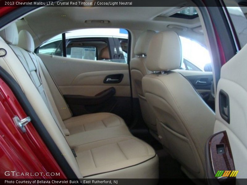 Crystal Red Tintcoat / Cocoa/Light Neutral 2013 Chevrolet Malibu LTZ