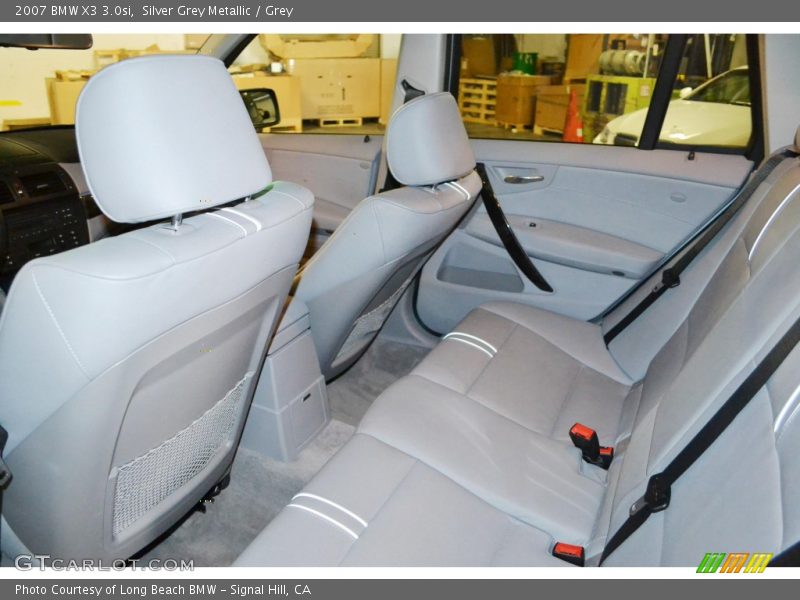 Silver Grey Metallic / Grey 2007 BMW X3 3.0si