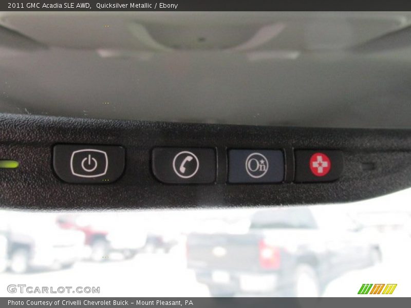 Quicksilver Metallic / Ebony 2011 GMC Acadia SLE AWD