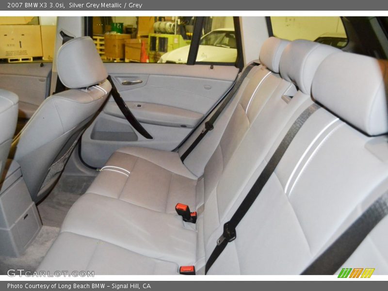 Silver Grey Metallic / Grey 2007 BMW X3 3.0si