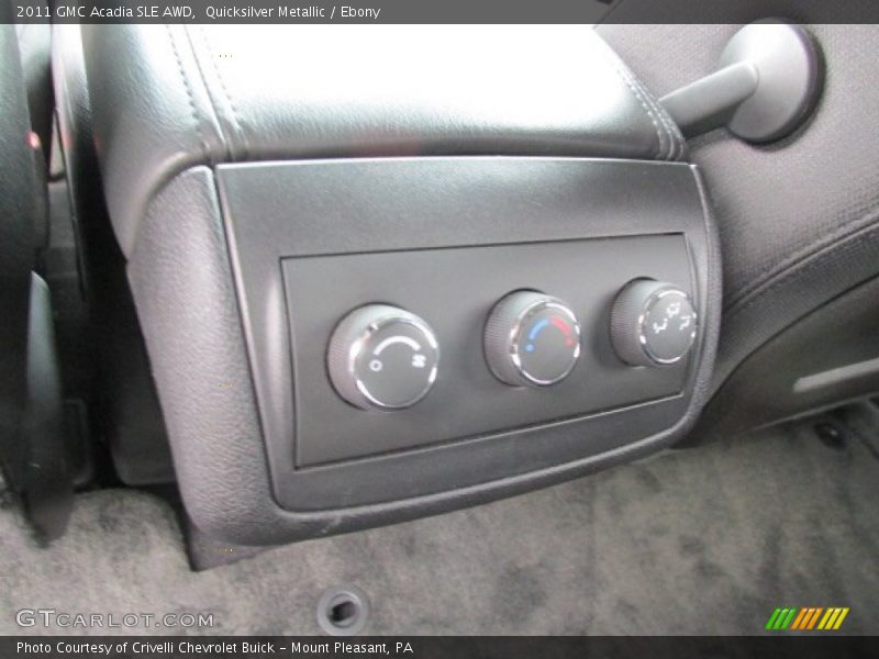 Quicksilver Metallic / Ebony 2011 GMC Acadia SLE AWD