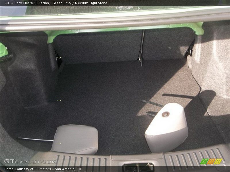 Green Envy / Medium Light Stone 2014 Ford Fiesta SE Sedan