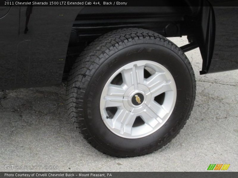 Black / Ebony 2011 Chevrolet Silverado 1500 LTZ Extended Cab 4x4