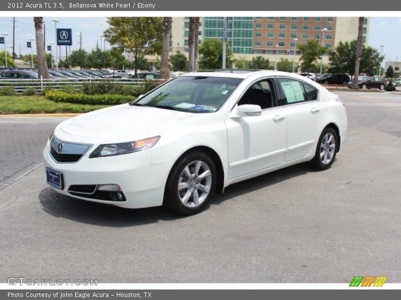 Bellanova White Pearl / Ebony 2012 Acura TL 3.5