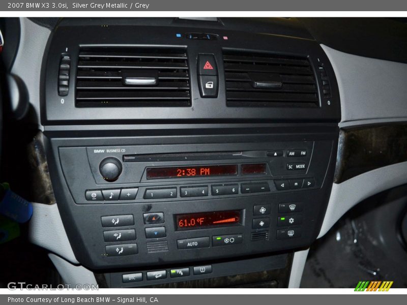 Silver Grey Metallic / Grey 2007 BMW X3 3.0si